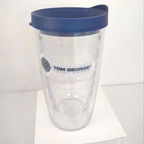 Tervis 16 oz. Promotional Tumbler Clearwater, FL Tom George Yacht Group NWOT - Picture 1 of 11
